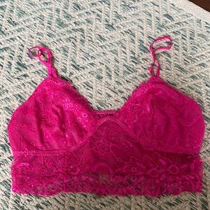 Hot Pink Laced Tank
